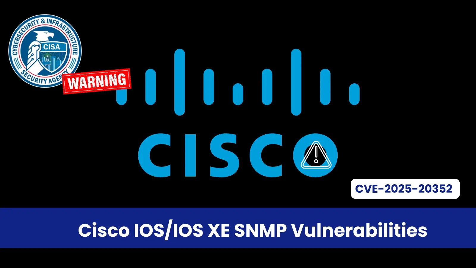 Cisco IOS/IOS XE SNMP Vulnerabilities Exploited in Ongoing Attacks, Warns CISA