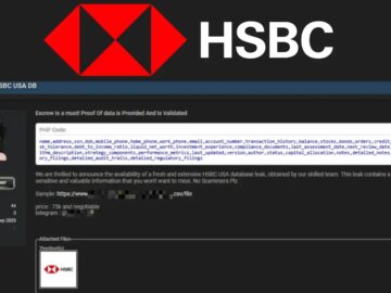Hackers Allegedly Leak HSBC USA Customer and Financial Information