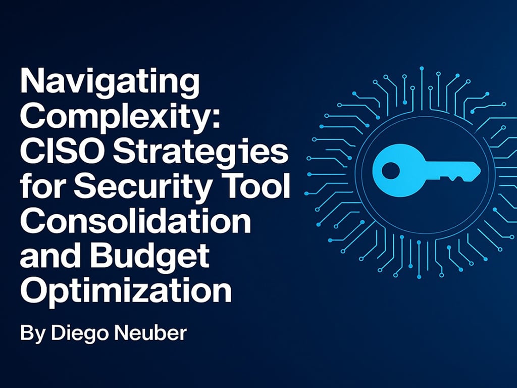Navigating Complexity: CISO Strategies for Security Tool Consolidation and Budget Optimization