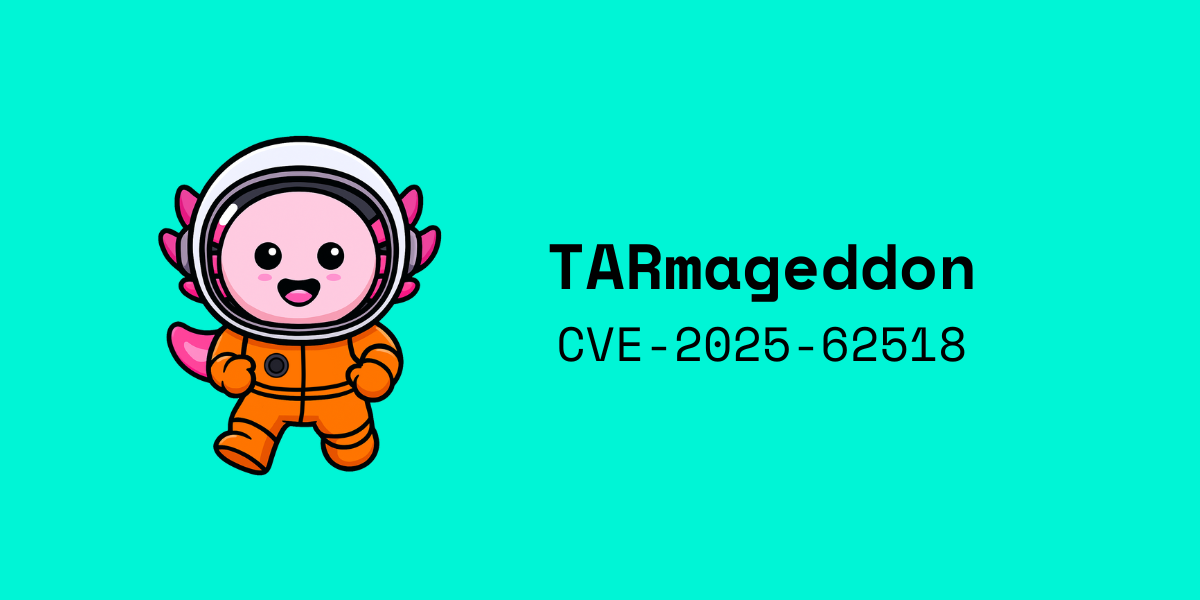TARmageddon flaw in Async-Tar Rust library allows to smuggle extra archives when the library is processing nested TAR files TARmageddon flaw in Async-Tar Rust library allows to smuggle extra archives when the library is processing nested TAR files