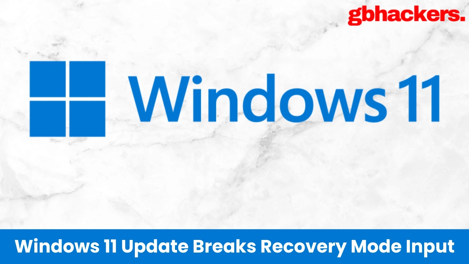 Windows 11 24H2/25H2 Update Breaks Mouse and Keyboard in Recovery Mode