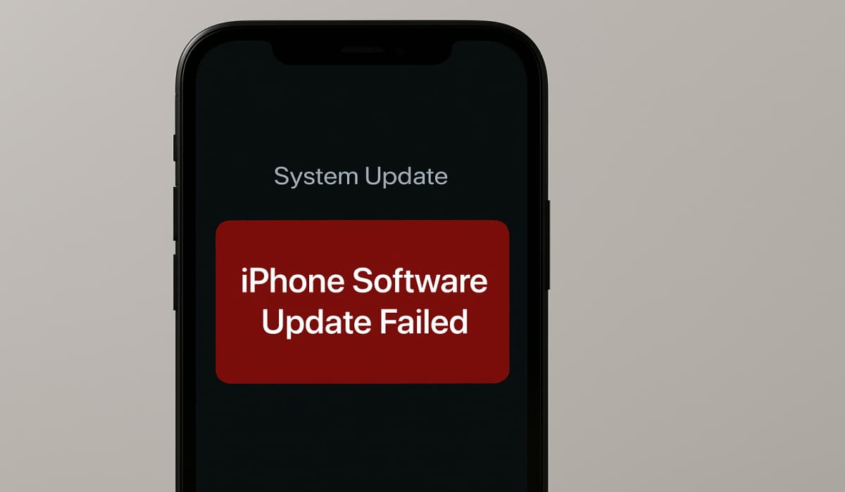 iPhone Software Update Failed? Here's How to Fix It Without Data Loss