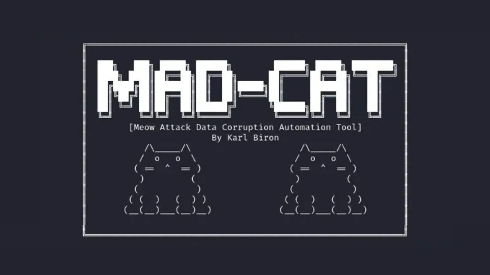 MAD-CAT “Meow” Tool Sparks Real-World Data Corruption Attacks