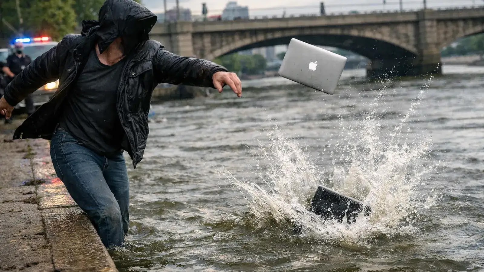 Hacker Dumped MacBook in River in Attempt to Destroy Digital Evidence