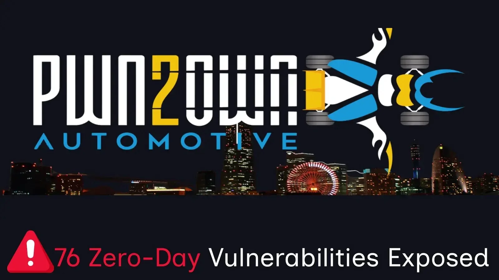 76 Zero-Day Vulnerabilities Exposed at Pwn2Own Automotive 2026 by Hackers