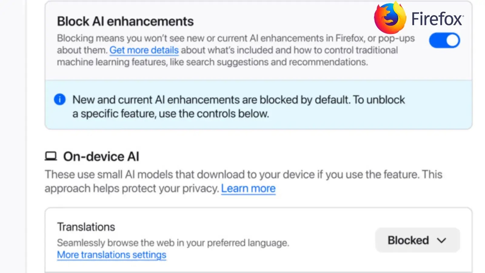 Mozilla Unveils Kill Switch to disable all Firefox AI features