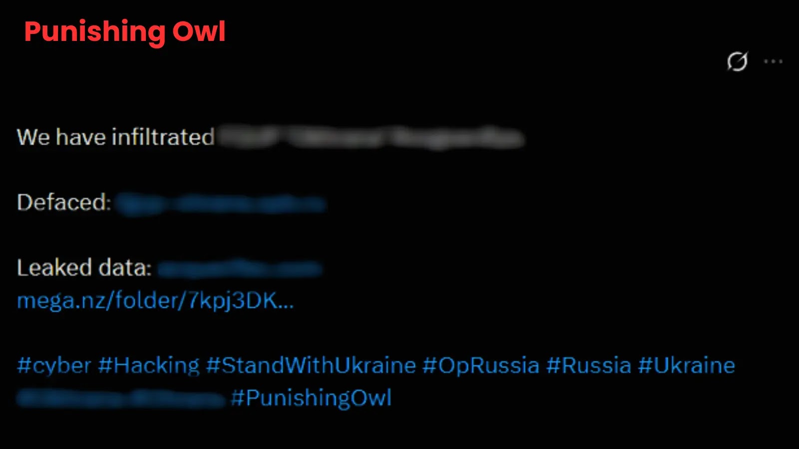 New “Punishing Owl” Hacker Group Targets Networks Linked to Russian Security Agency